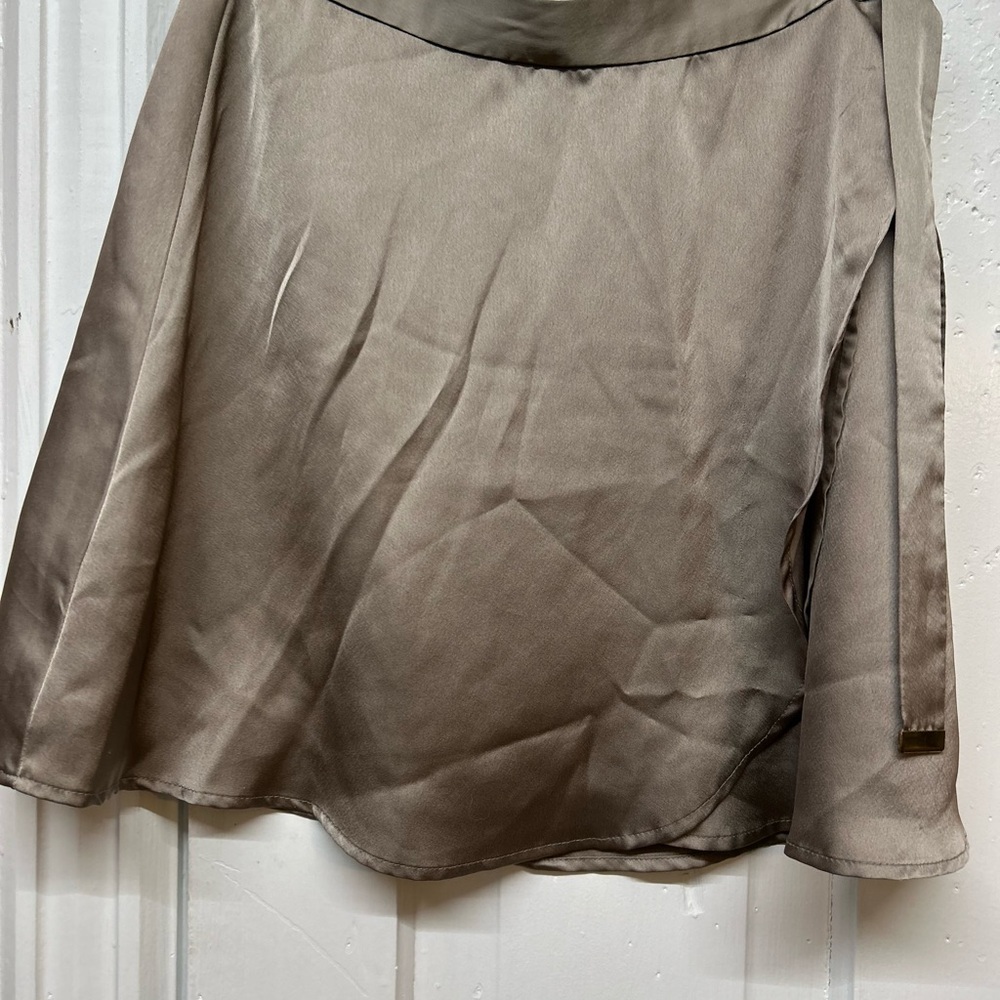 Elegant Champagne wrap Skirt